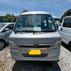 検2年付　H19 スバルサンバーディアス　2WD 5MT 銀